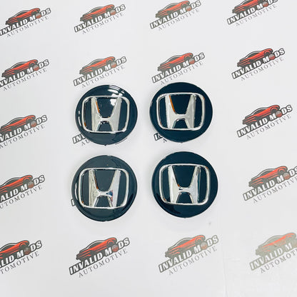 Honda Wheel Center Caps Set of 4 | Outer Diameter 69 mm