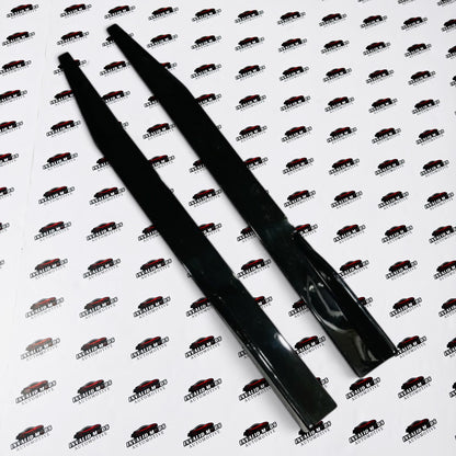 Volkswagen Polo Front Splitters Gloss Black | ABS Front Lip Kit (2014+)
