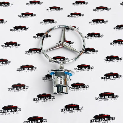 Mercedes-Benz Front Bonnet Standing Logo | Premium Hood Ornament Emblem