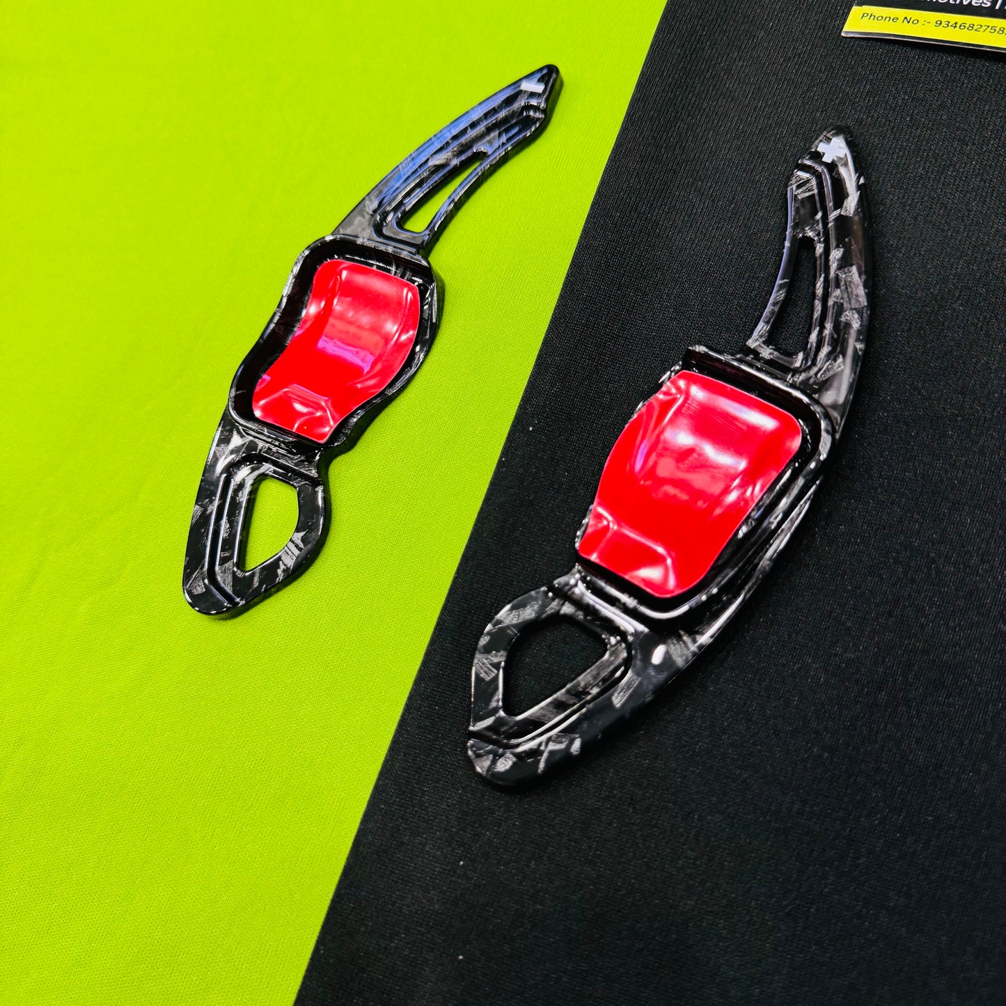 Volkswagen Polo Forged Carbon Paddle Shifter Extenders | Polo Paddle Shifters