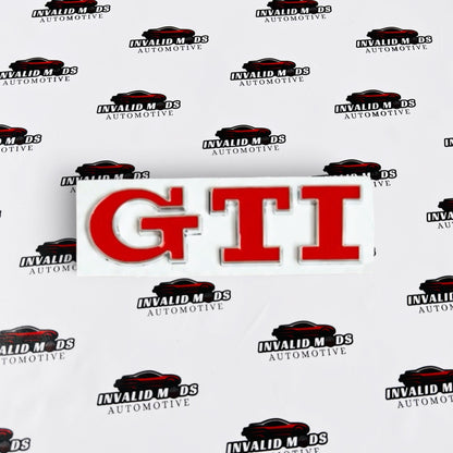 VW Polo GTI & GTD Emblems | High-Quality OEM-Style Badge Set