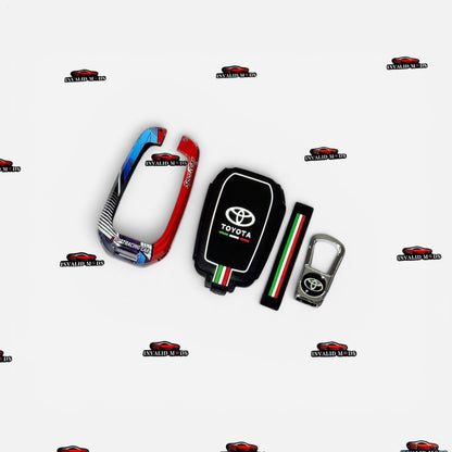 Toyota Car Key Cover | Premium TPU Key Case with Multiple Color Options