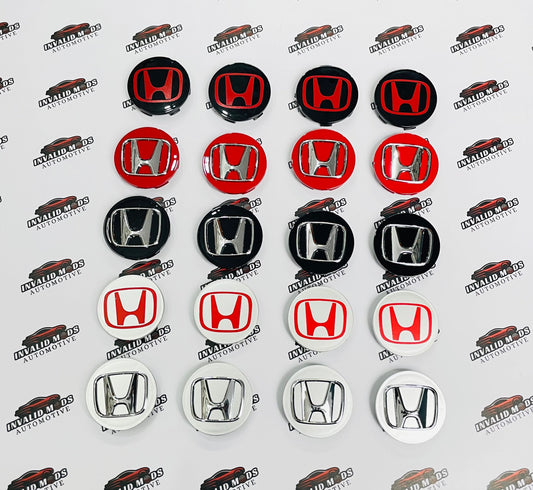 Honda Wheel Center Caps Set of 4 | Outer Diameter 69 mm