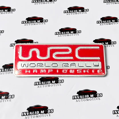 WRC Stickers for Cars | Rally Racing Decals in Black & Red Color Options