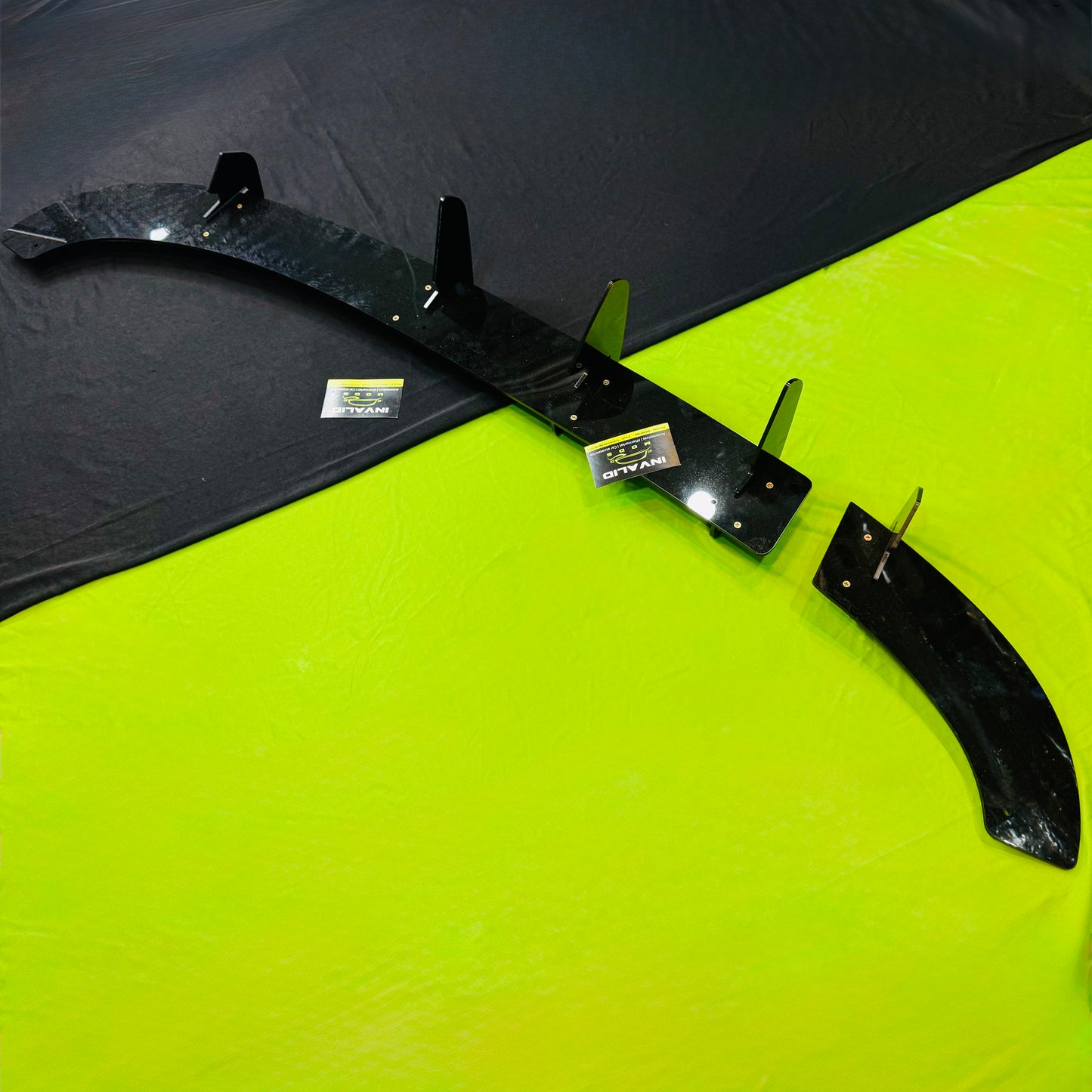 VW Polo 5 Fin Diffuser | Gloss Black | ABS