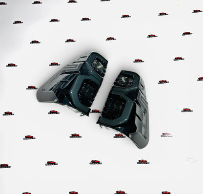 Toyota Hilux RGB Matrix Tail Lights | Full Smoked Finish | Remote Controlled