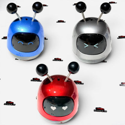 Robot Bobble Head Car Air Freshener | Dashboard Fragrance Accessory