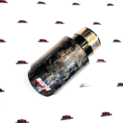 Akrapovic Single Exhaust Tip – Black Forged Carbon Finish
