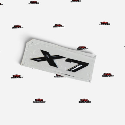 BMW X Series Rear Emblems | OEM Style Badge | Compatible with X1, X2, X3, X4, X5, X6 & X7