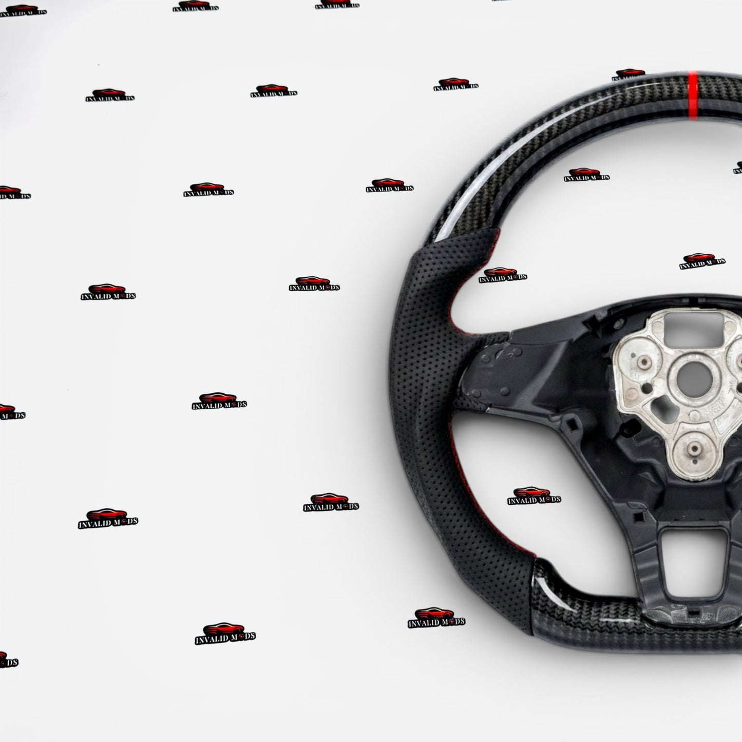 Volkswagen Polo Carbon Fiber Steering Wheel | Hydro Dipped Premium Aftermarket Upgrade
