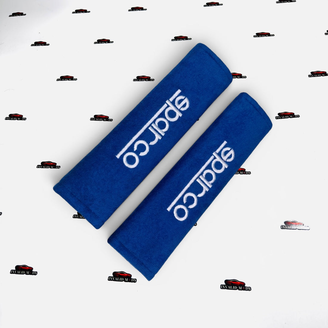Universal Sparco Seat Belt Pads | Soft Shoulder Comfort Cushions