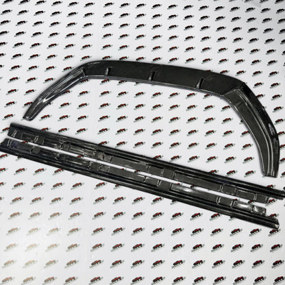 VW Virtus & Skoda Slavia Front Splitter & Side Skirts Kit | Premium ABS Body Styling Kit