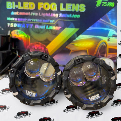 UPS Way Maker F75 Pro 3-Inch Bi-LED Tri color Projector Fog Lamp – Universal Aftermarket Upgrade