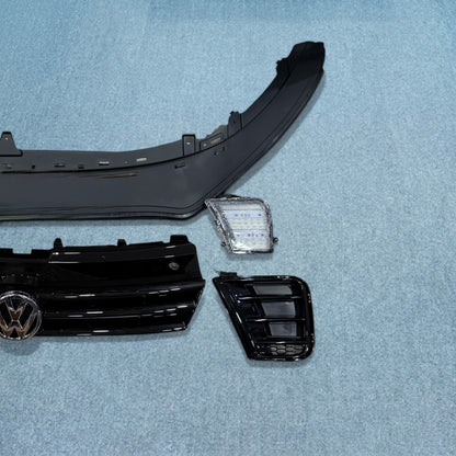 Volkswagen Polo & Vento WRC Style Front Bumper Kit with DRL Lights | Aftermarket Upgrade