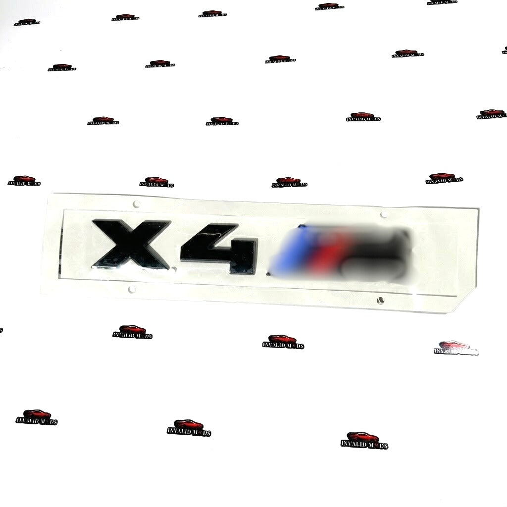 BMW M Performance Rear Emblem for X3, X4 & X5 | OEM-Style Aftermarket Badge