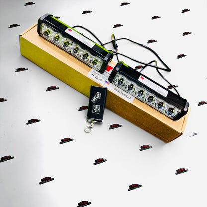 Remote Controlled Federal Flashers (3 in 1) | Black Remote