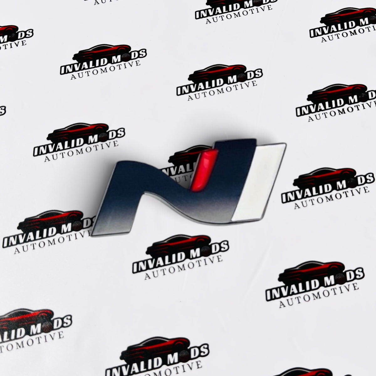 N Line 3D Metal Sticker | Universal Aftermarket Car Emblem Badge
