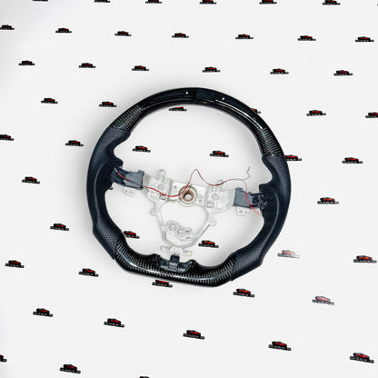 Maruti Suzuki Swift Carbon Fiber Steering Wheel with LED Rev Lights | Premium Sport Upgrade