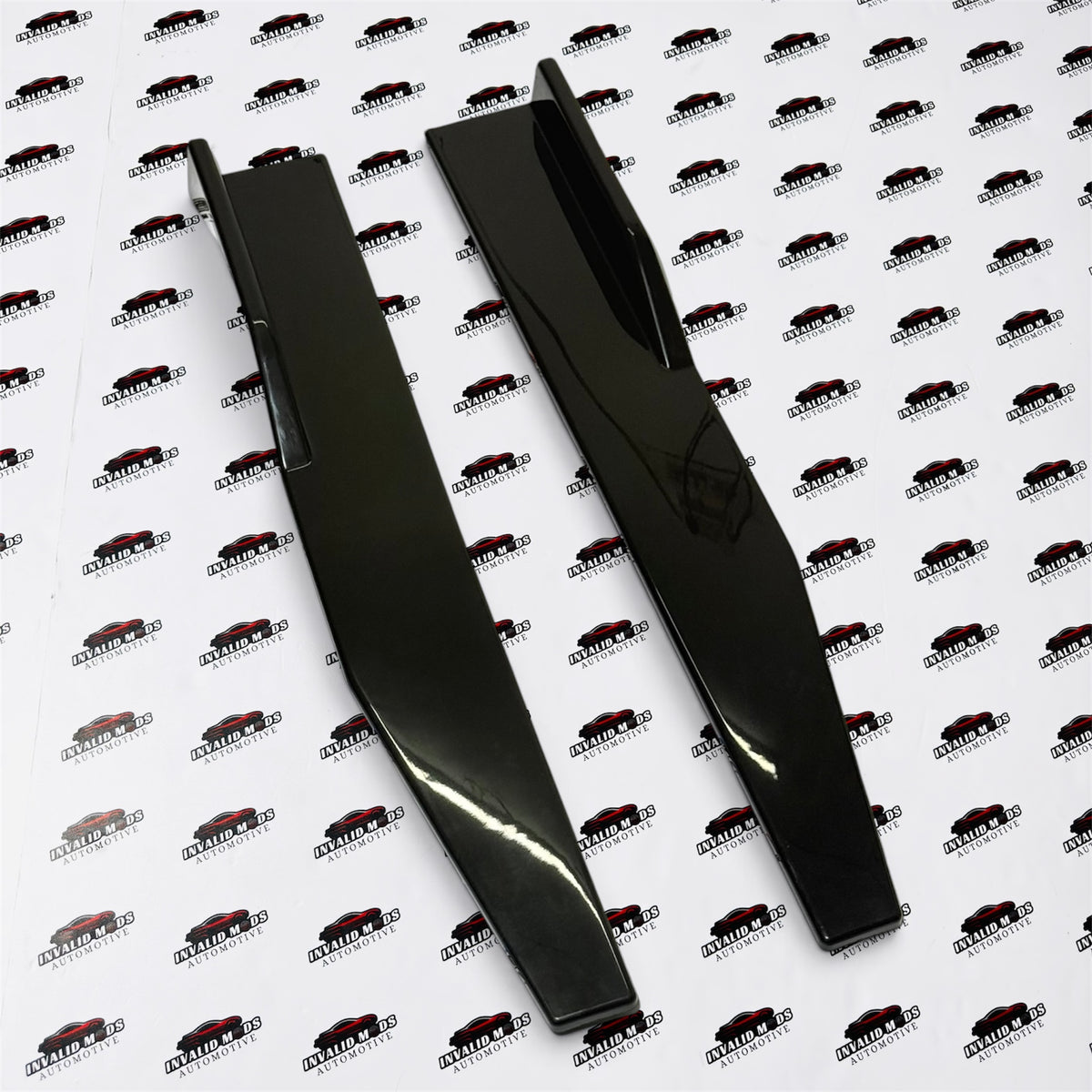 Universal Side Skirts 2Pc | Gloss Black Aerodynamic Car Upgrade