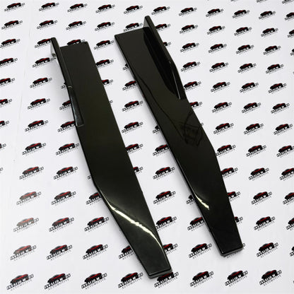Universal Side Skirts 2Pc | Gloss Black Aerodynamic Car Upgrade