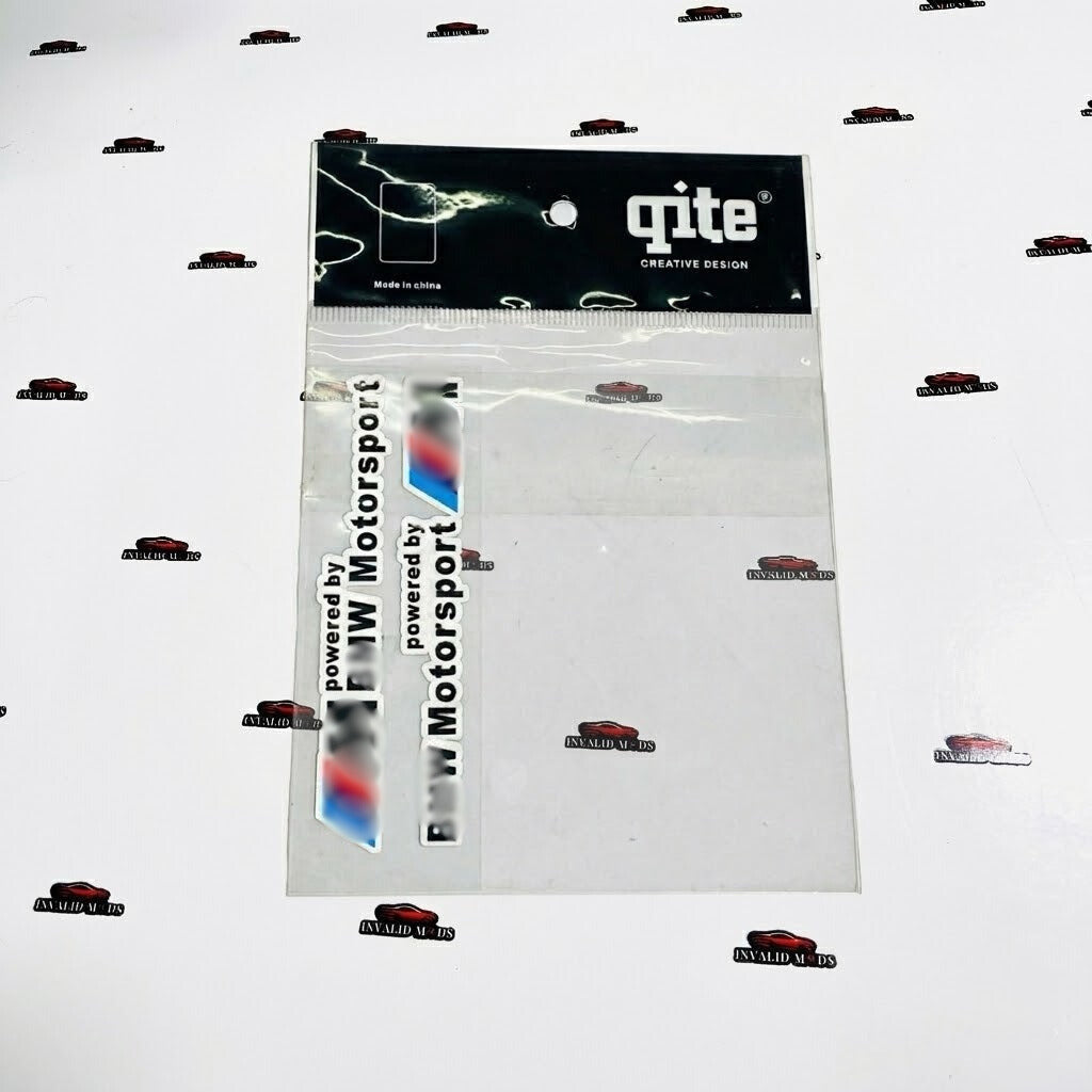 BMW M, AMG & TRD Sticker Set – Performance Vinyl Car Decals with BMW Power Branding