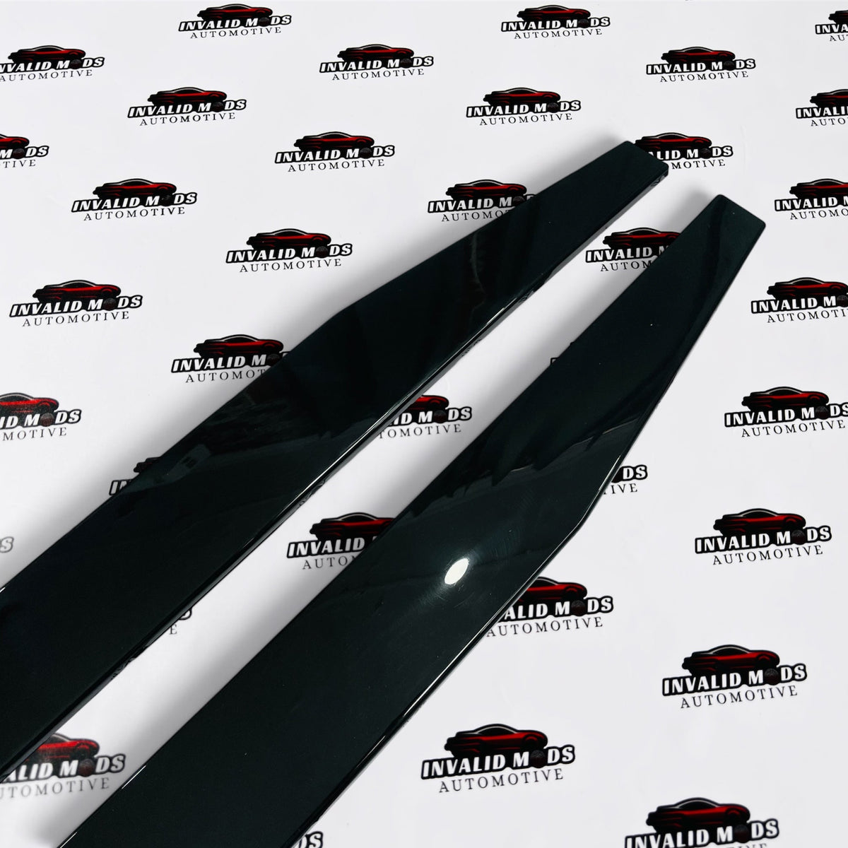 Universal Side Skirts 2Pc | Gloss Black Aerodynamic Car Upgrade