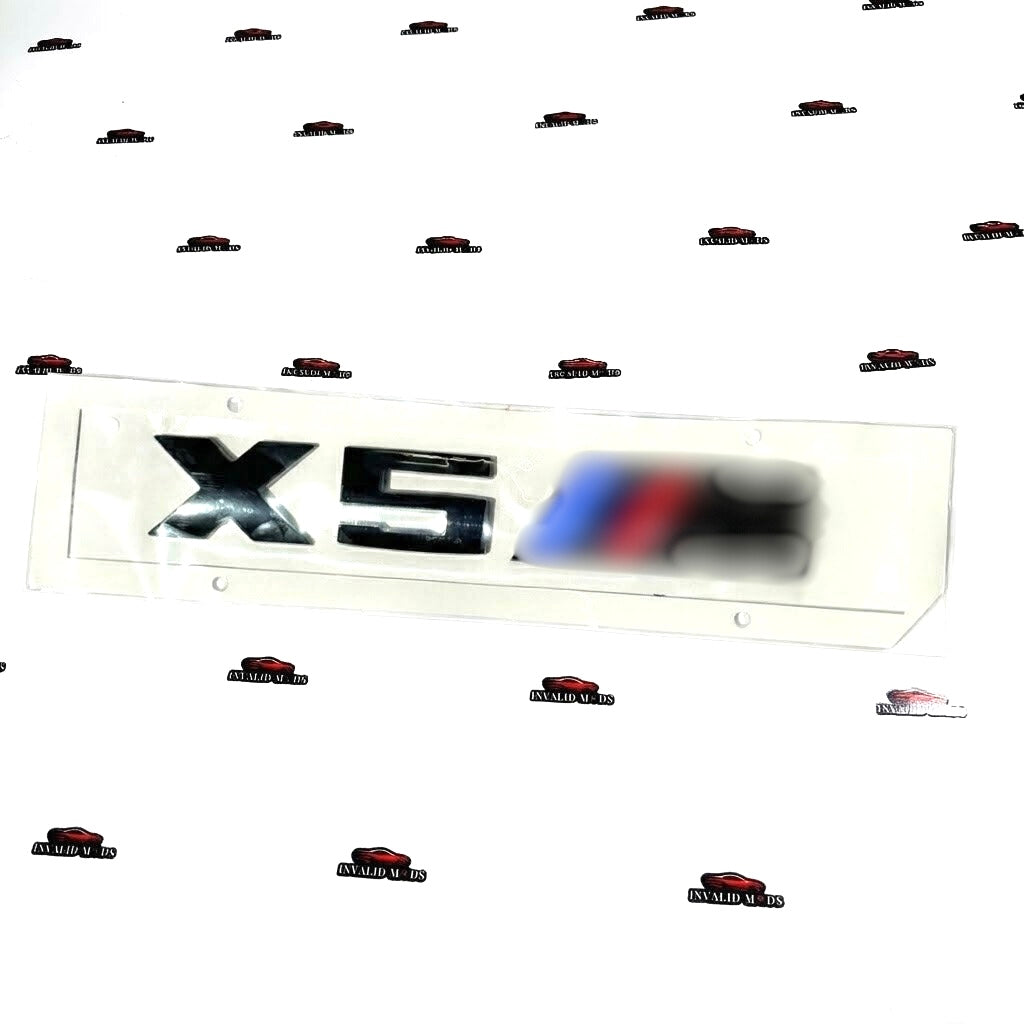 BMW M Performance Rear Emblem for X3, X4 & X5 | OEM-Style Aftermarket Badge