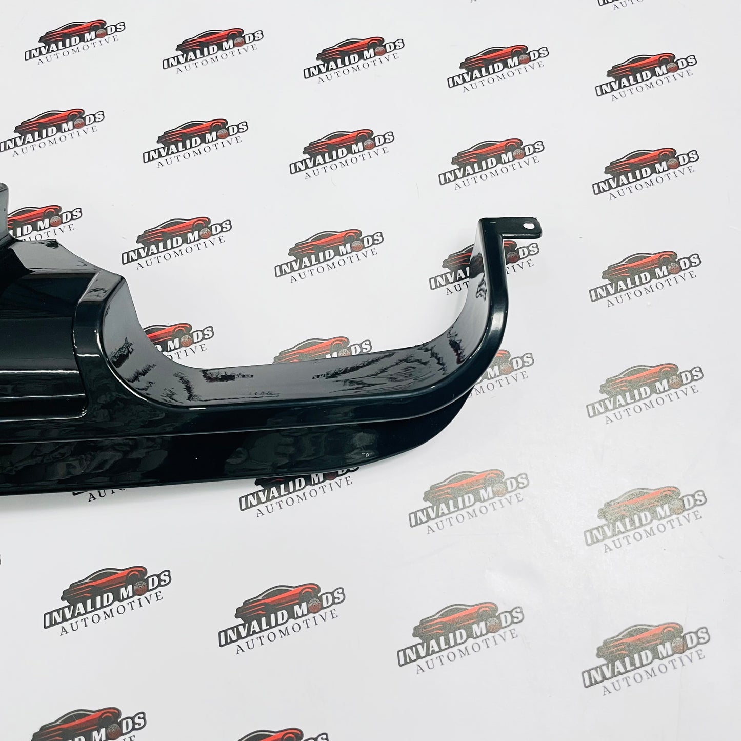 BMW E46 Rear Diffuser with F1-Style LED Light | Sporty ABS Bumper Upgrade