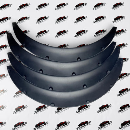 Universal Fender Flares Set of 4 | Flexible Wheel Arch Extensions for Cars Product Description