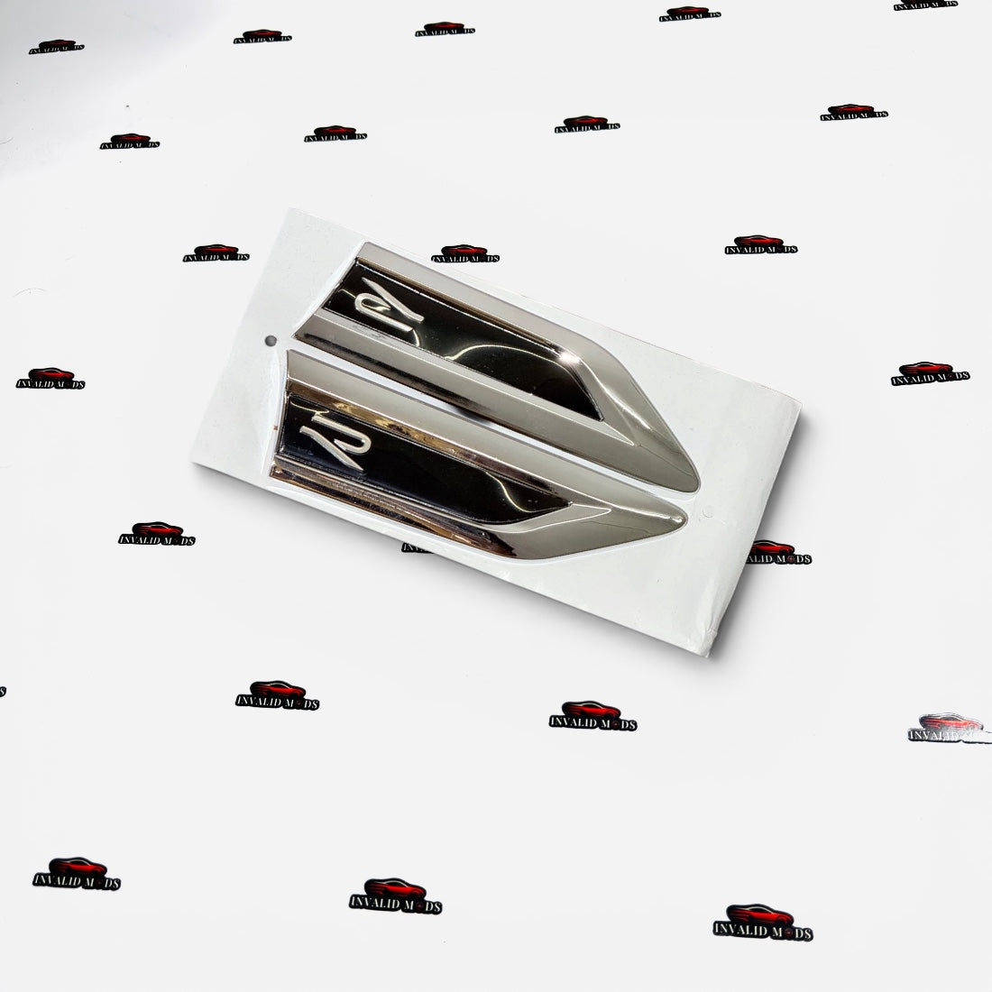 R Logo Fender Emblems Set of 2 | Premium OEM-Style Side Badges