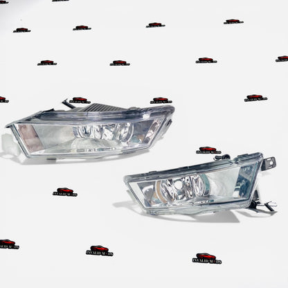 Skoda Rapid T-2/T-3 Chrome Fog Lamp Set – Left & Right Side Replacement Lights