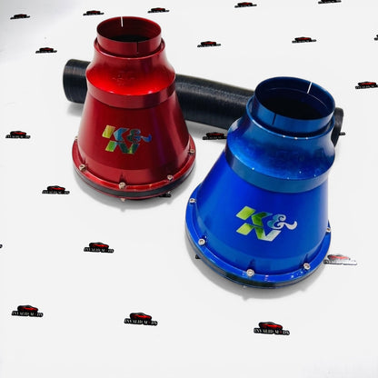 K&N Style Apollo Closed Air Intake System | Performance Air Filter Kit