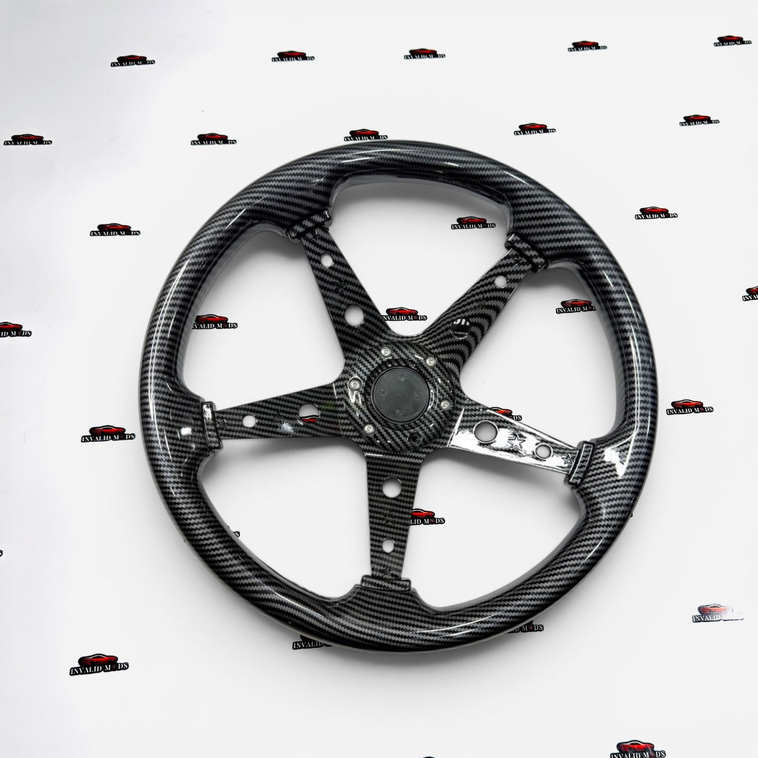 SPARCO 14-Inch Carbon 5-Spoke Steering Wheel | Universal Racing Performance Upgrade