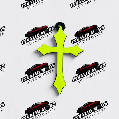 Neon Fluorescent Car Mirror Hanging – Car Enthusiast Interior Decor