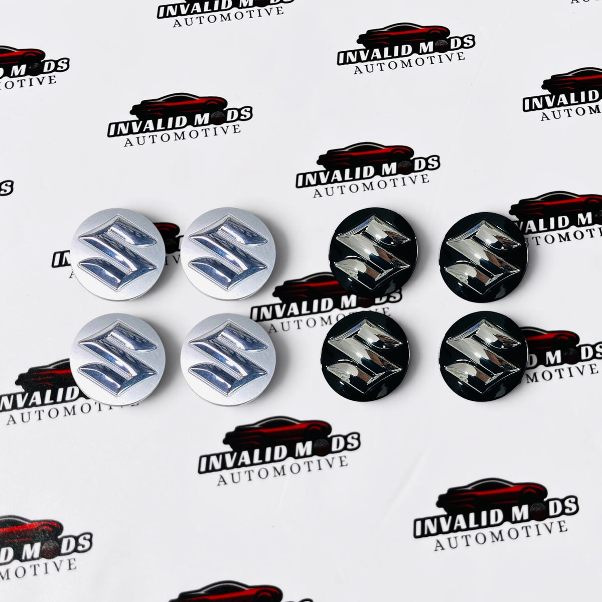 Suzuki Wheel Center Caps Set of 4 | Outer Diameter (54 mm)