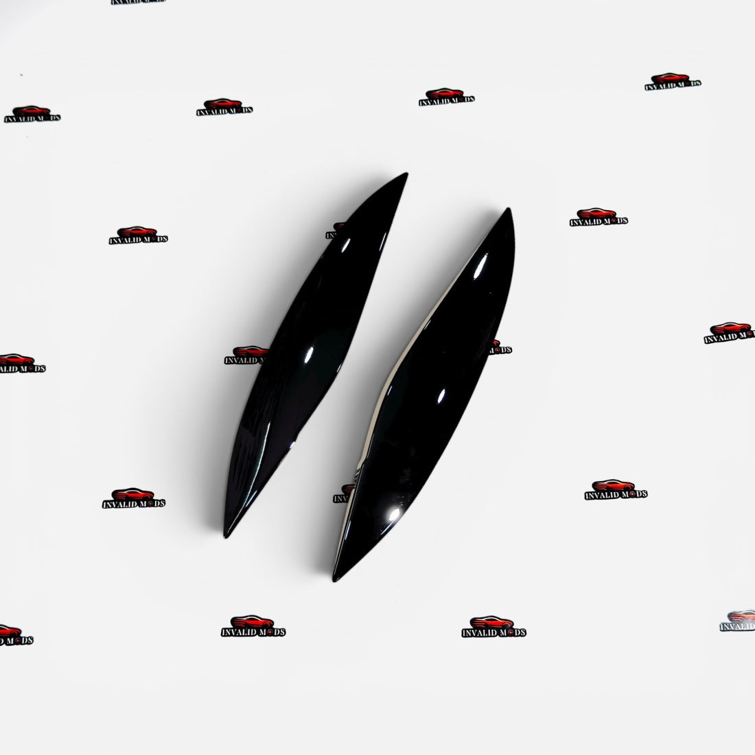 Maruti Suzuki Swift Type 3 Headlight Eyelids | Gloss Black Headlamp Eyebrows | Fits 2018+ Models