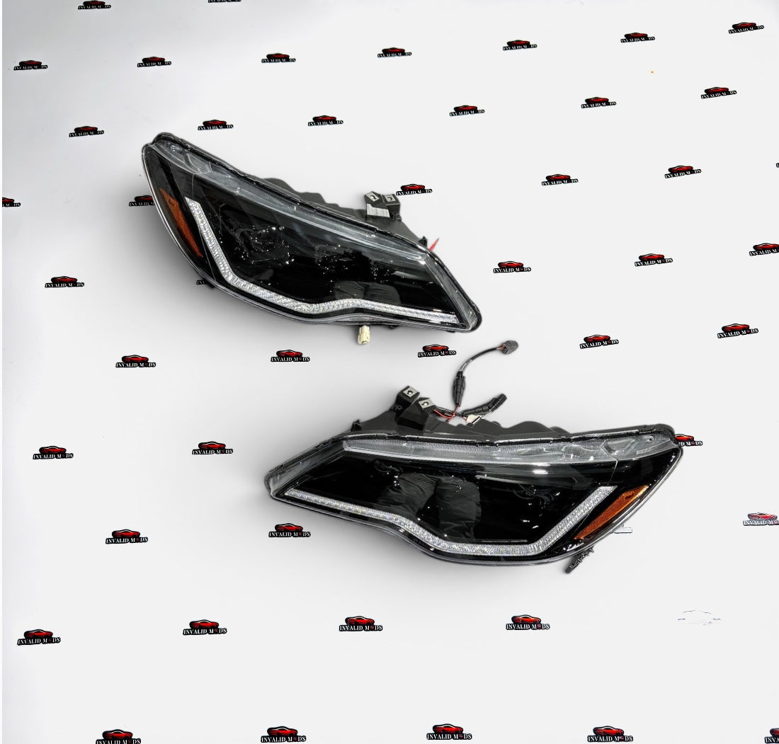 Honda Civic LED Projector Headlights with Matrix DRLs | Fits 2006–2012 Models