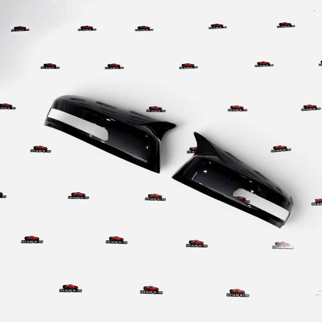 Honda City 2008-2012 Batman Style Mirror Covers with Indicator | Gloss Black ABS