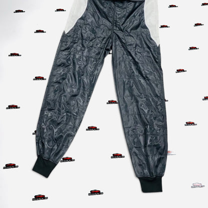 OMP Racing Suit – Black & White Dual-Tone Fire-Resistant Motorsport Gear