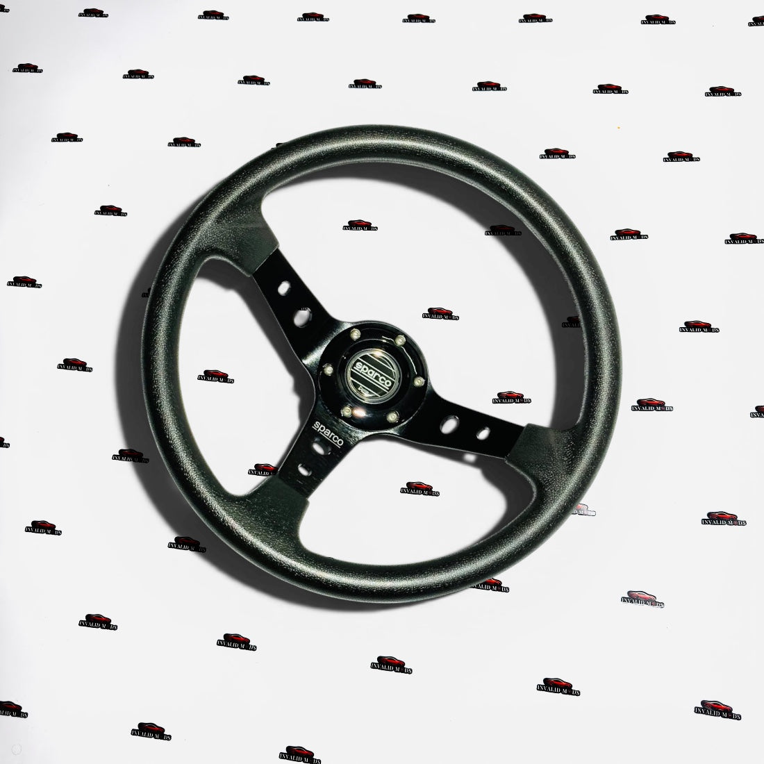 SPARCO Deep Dish 14-Inch Steering Wheel – Universal Racing Performance Design