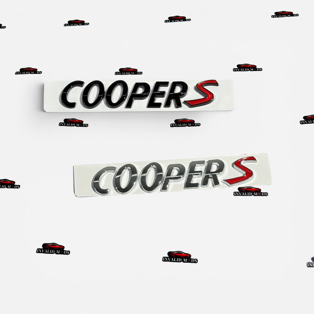 Mini Cooper S Rear Emblem Badge | OEM-Style Replacement Logo in 2 Color Options