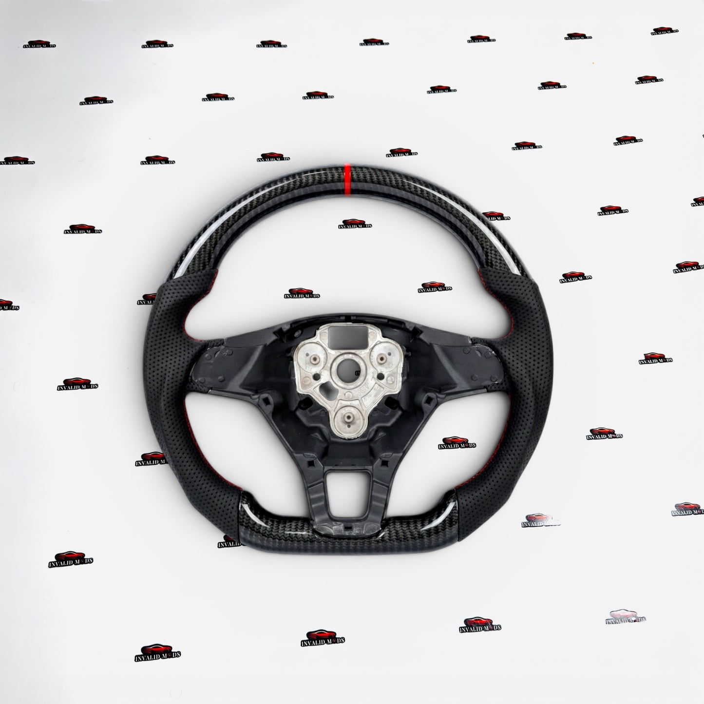 Volkswagen Polo Carbon Fiber Steering Wheel | Hydro Dipped Premium Aftermarket Upgrade