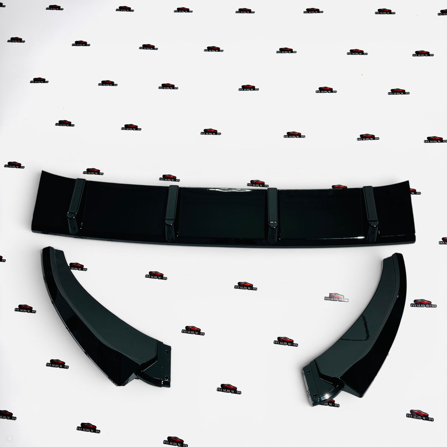 3-Piece Front Splitter for VW Virtus & Skoda Slavia – Aftermarket Body Kit Upgrade