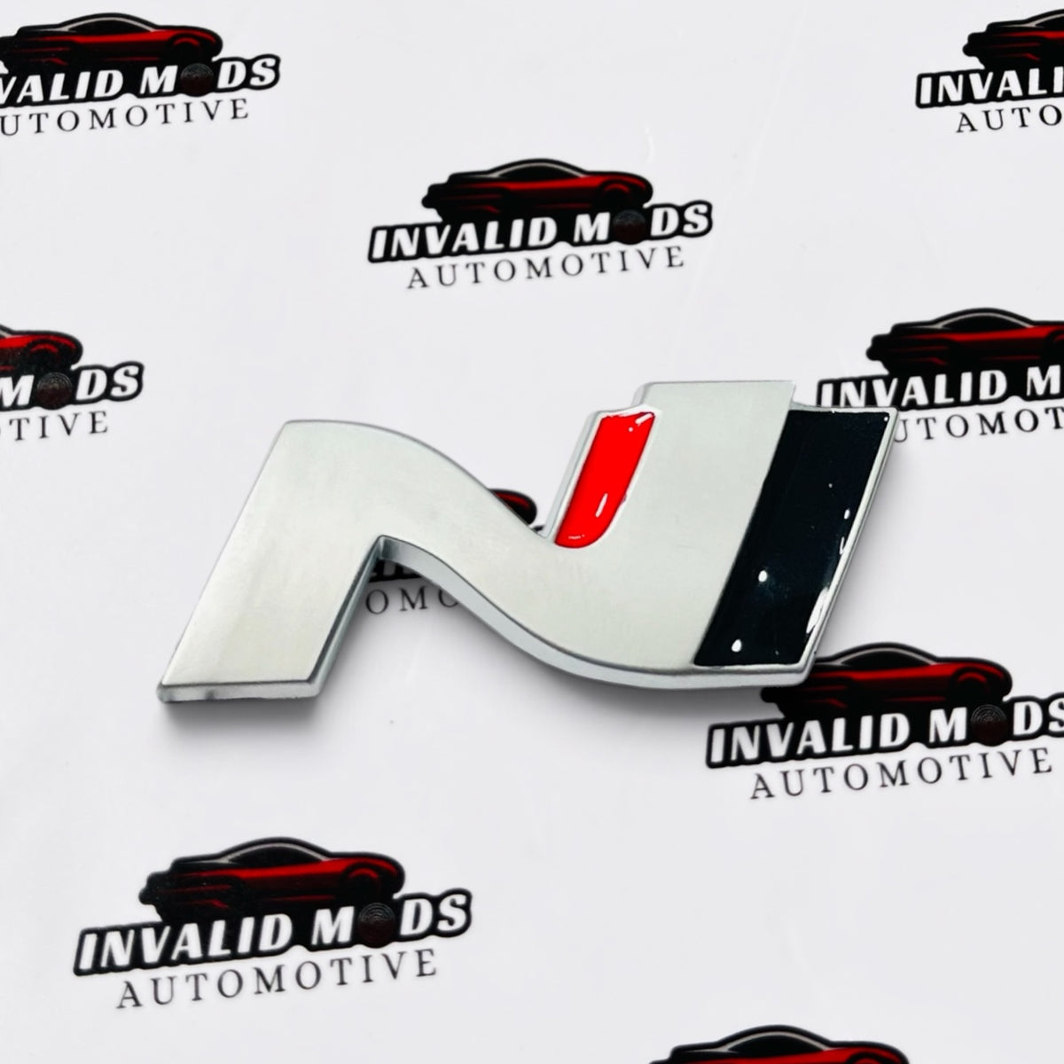 N Line 3D Metal Sticker | Universal Aftermarket Car Emblem Badge