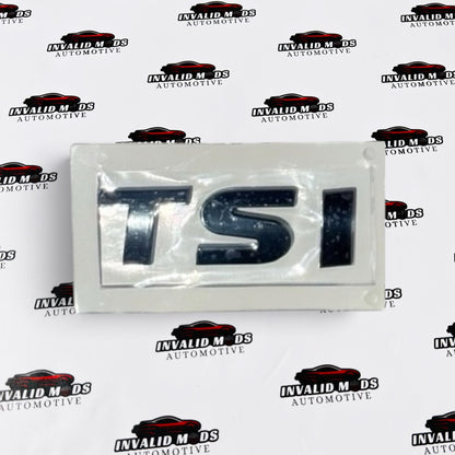 TSI Rear Emblem Sticker | OEM-Type Badge in Multiple Colour Options