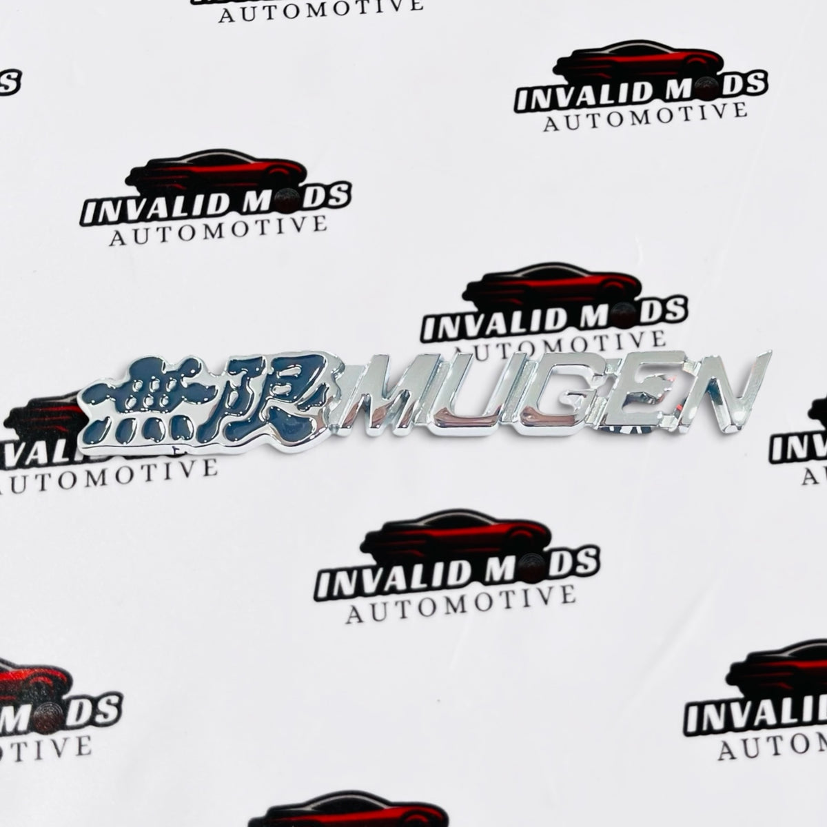 Mugen Emblem for Cars | Premium Metallic Finish Badge