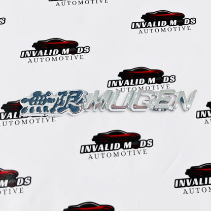 Mugen Emblem for Cars | Premium Metallic Finish Badge