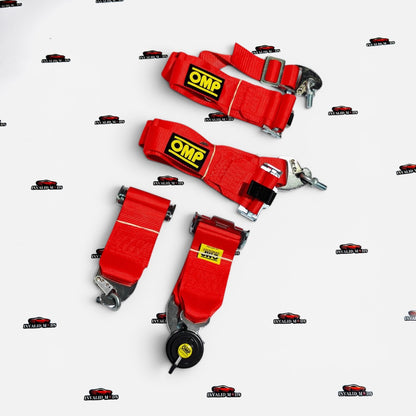 OMP 4-Point Racing Seat Belt Harness – Universal Motorsport Safety Harness