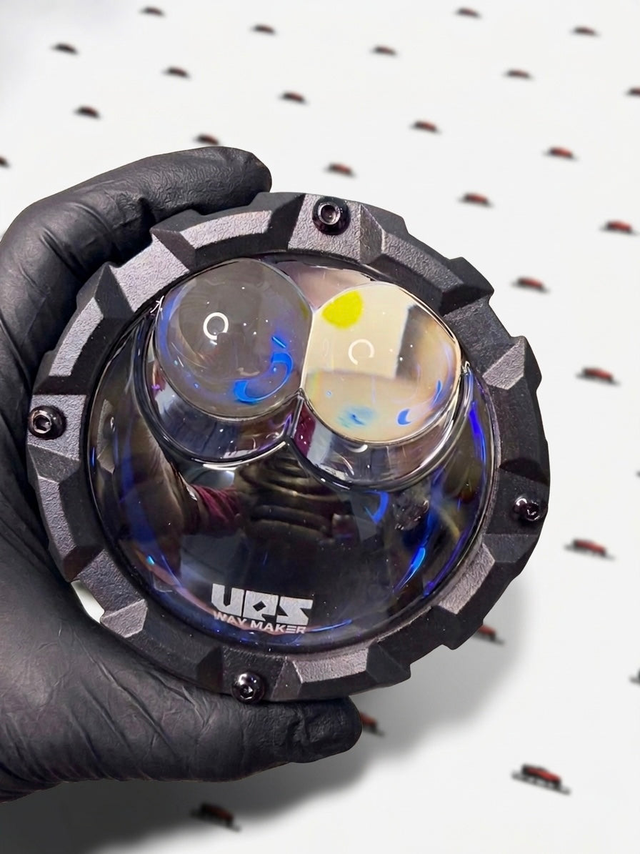 UPS Way Maker F75 Pro 3-Inch Bi-LED Tri color Projector Fog Lamp – Universal Aftermarket Upgrade