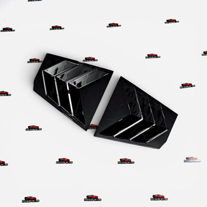Chevrolet Cruze Side Window Louvers | Gloss Black ABS | Compatible with 2009–2017 Cruze